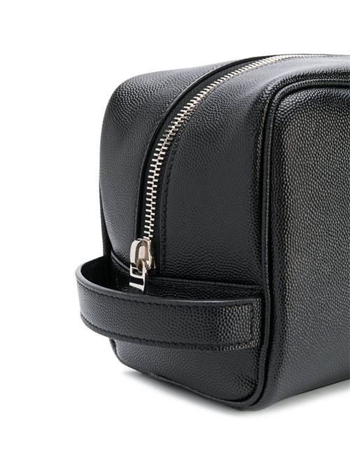 Beauty case in pelle goffrata grain de poudre SAINT LAURENT | 6093471GF0N1000